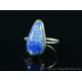 Кольцо с лазуритом "Капля" 11*21мм Кольцо с лазуритом "Капля" 11*21мм