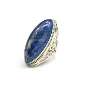 Кольцо лазурит 21*47мм.