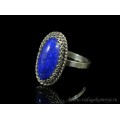 Кольцо лазурит овал, 10*19мм Кольцо лазурит овал, 10*19мм
