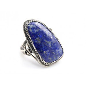 Кольцо лазурит "Грация" 22*36мм