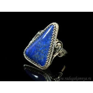 Кольцо лазурит 20*28мм