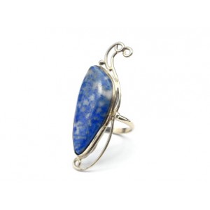 Кольцо с лазуритом 17*47мм