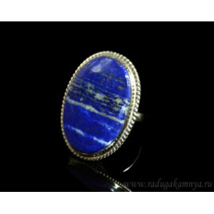 Кольцо с лазуритом овал 24*33мм Кольцо с лазуритом овал 24*33мм
