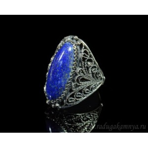 Кольцо лазурит 12*28мм Кольцо лазурит 12*28мм