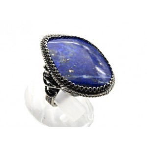 Кольцо лазурит 22*30мм