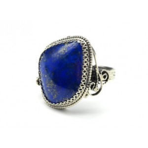 Кольцо лазурит 20*26мм