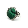 Кольцо малахит 21*23мм Кольцо малахит 21*23мм
