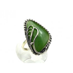 Кольцо нефрит 20*30мм
