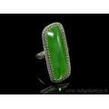 Кольцо нефрит 13*31мм