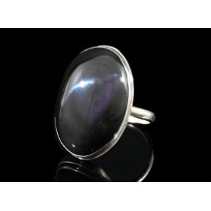 Кольцо обсидиан радужный " Овал " 20*28мм Кольцо обсидиан радужный " Овал " 20*28мм