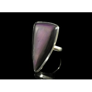 Кольцо обсидиан радужный 20*39мм.