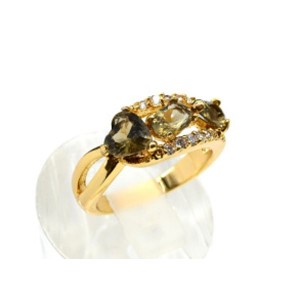 Кольцо "Венеция" с камнем раухтопаз