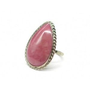 Кольцо родонит " Орлец " 23*33мм