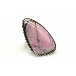 Кольцо родонит " Грация " 22*37мм