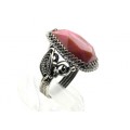 Кольцо родонит "Орлец" 14*22мм