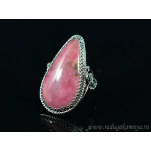 Кольцо родонит " Орлец " 20*35мм.