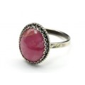 Кольцо родонит " Орлец " овал 13*16мм.