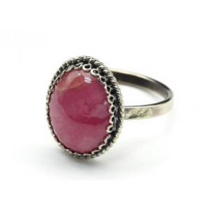 Кольцо родонит " Орлец " овал 13*16мм.