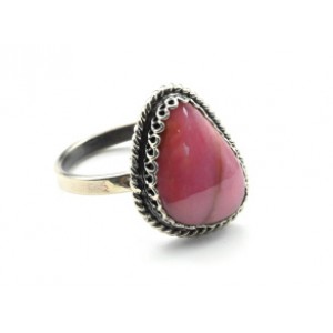 Кольцо родонит "Орлец" грация  13*16мм