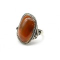 Кольцо сердолик "Грация" 18*29мм Кольцо сердолик "Грация" 18*29мм