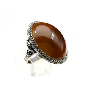 Кольцо сердолик 26*32мм