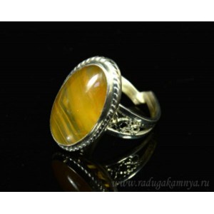 Кольцо сердолик " Овал " 14*23мм.