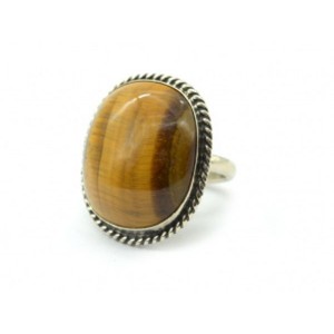 Кольцо тигровый глаз 24*28мм Кольцо тигровый глаз 24*28мм