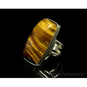 Кольцо тигровый глаз " Прямоугольник " 20*32мм Кольцо тигровый глаз " Прямоугольник " 20*32мм