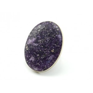 Кольцо флюорит " Овал " 33*43мм