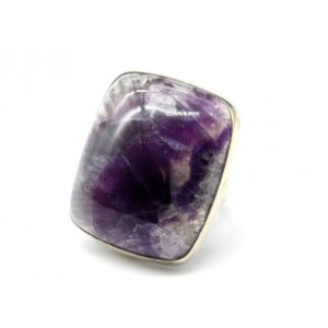 Кольцо с флюоритом " Прямоугольник " 24*29мм.