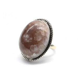 Кольцо с флюоритом " Овал " 26*33мм