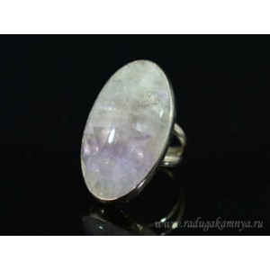 Кольцо с флюоритом " Овал " 22*36мм