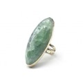 Кольцо с флюоритом " Овал " 18*49мм