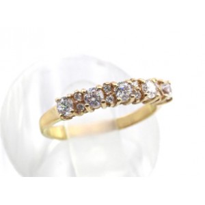 Кольцо с925 позолота и фианитами 18*4мм , 1,6гр. (иск.)