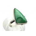 Кольцо с хризопразом " Грация " 12*20мм