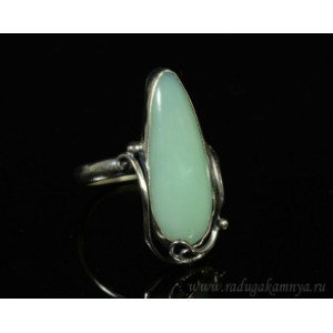 Кольцо хризопраз 14*29мм Кольцо хризопраз 14*29мм