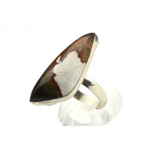 Кольцо яшма "Грация" 14*36мм