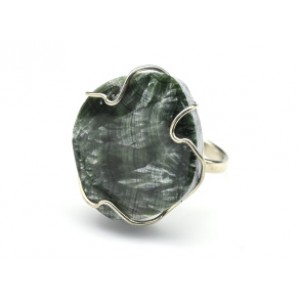 Кольцо серафинит 23*24мм