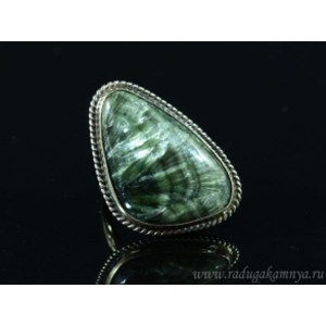 Кольцо серафинит " Грация " 22*32мм