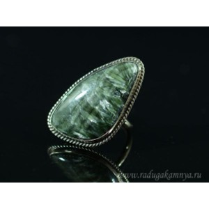 Кольцо серафинит " Грация " 22*37мм