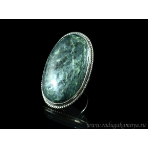 Кольцо серафинит " Овал " 27*43мм