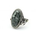 Кольцо серафинит "Овал" 16*25мм