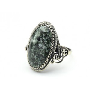 Кольцо серафинит "Овал" 16*25мм