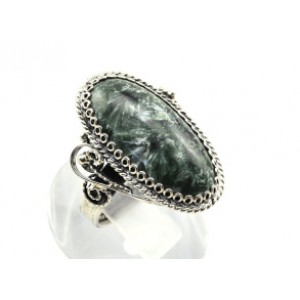 Кольцо серафинит " Овал " 14*27мм