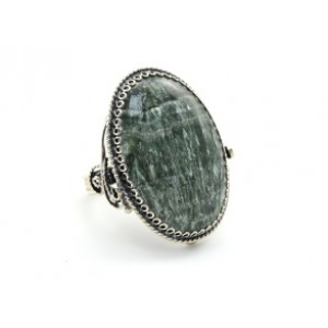 Кольцо серафинит " Овал " 22*31мм