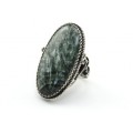 Кольцо серафинит " Овал " 20*37мм
