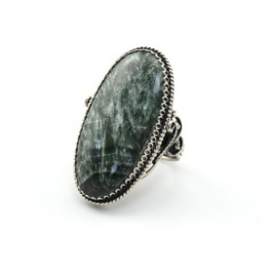 Кольцо серафинит " Овал " 20*37мм