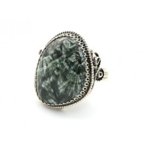 Кольцо серафинит " Грация " 23*27мм