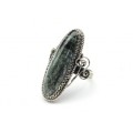 Кольцо серафинит 13*35мм
