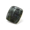 Кольцо серафинит "Прямоугольник" 35*38мм.